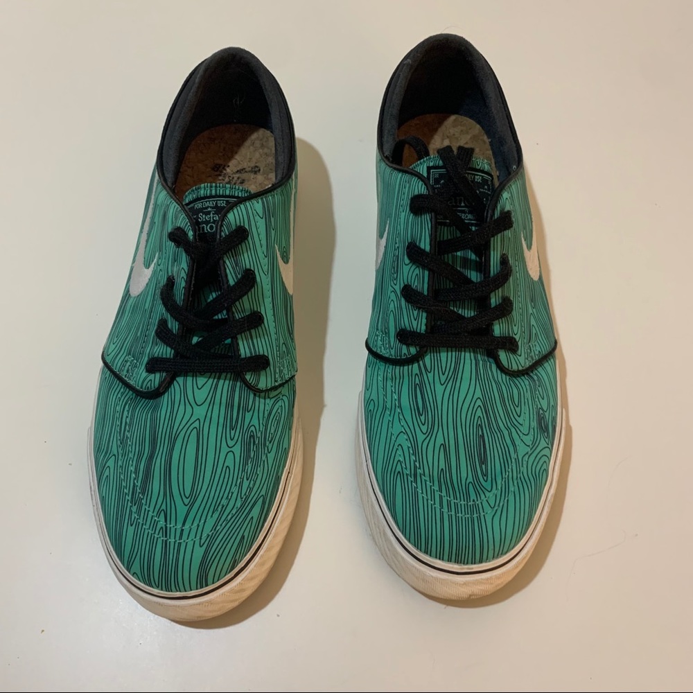 Nike SB Zoom Stefan Janoski Wood Grain Mint shoes - Picture 2 of 7